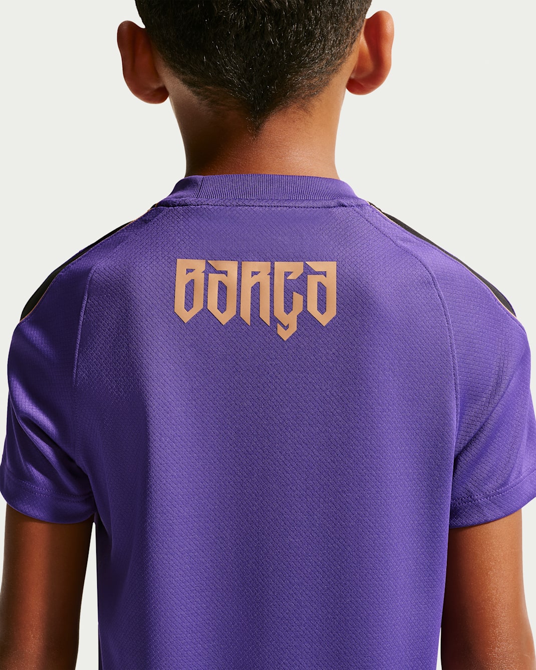 FC Barcelona Strike Away Big Kids' Kobe Dri-FIT Soccer Short-Sleeve Top