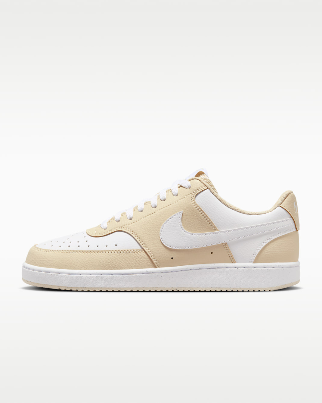 Nike Court Vision Low Men's Shoes - Light Khaki/White