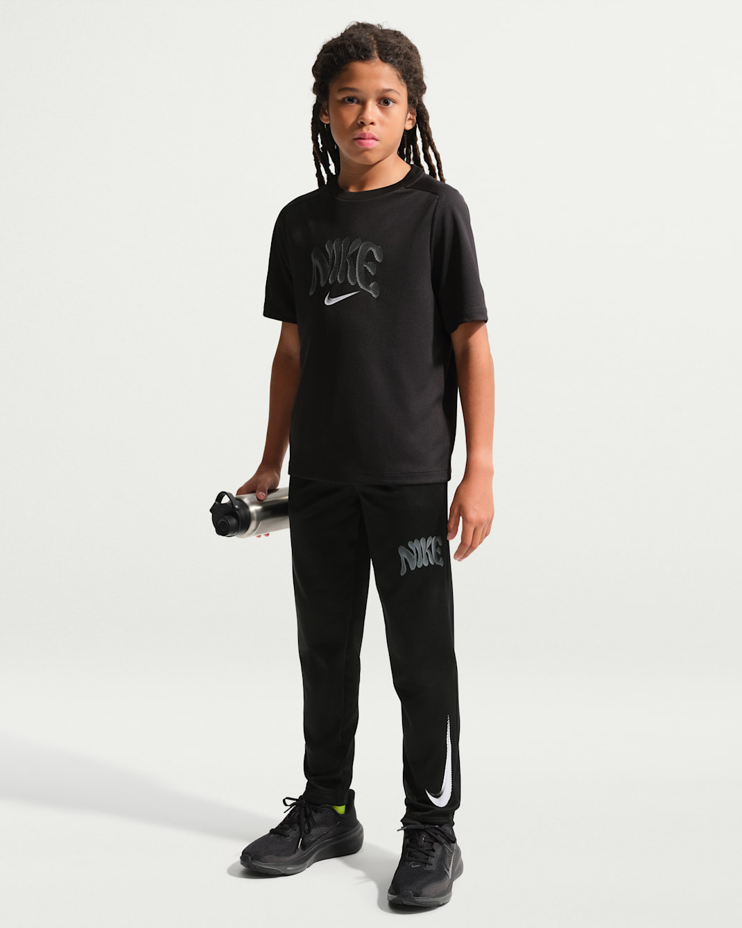 Nike Trophy Big Kids' Therma-FIT Fleece Pants - Black