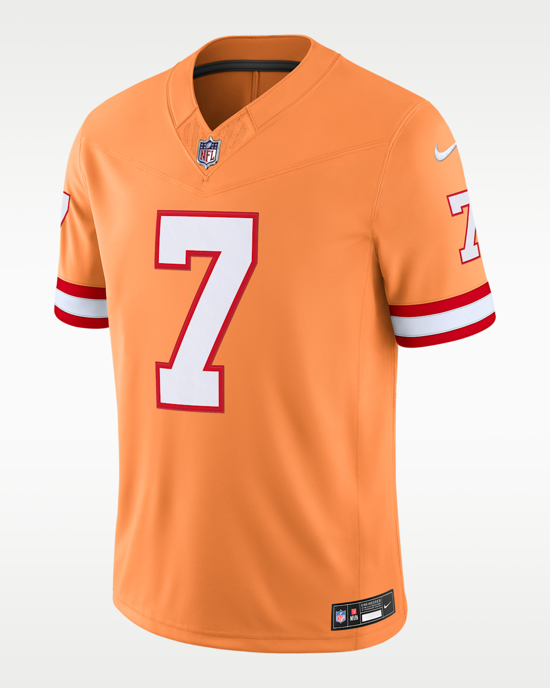 Jersey Nike Dri-FIT de la NFL Limited para hombre Bucky Irving Tampa Bay Buccaneers - Crema melocotón