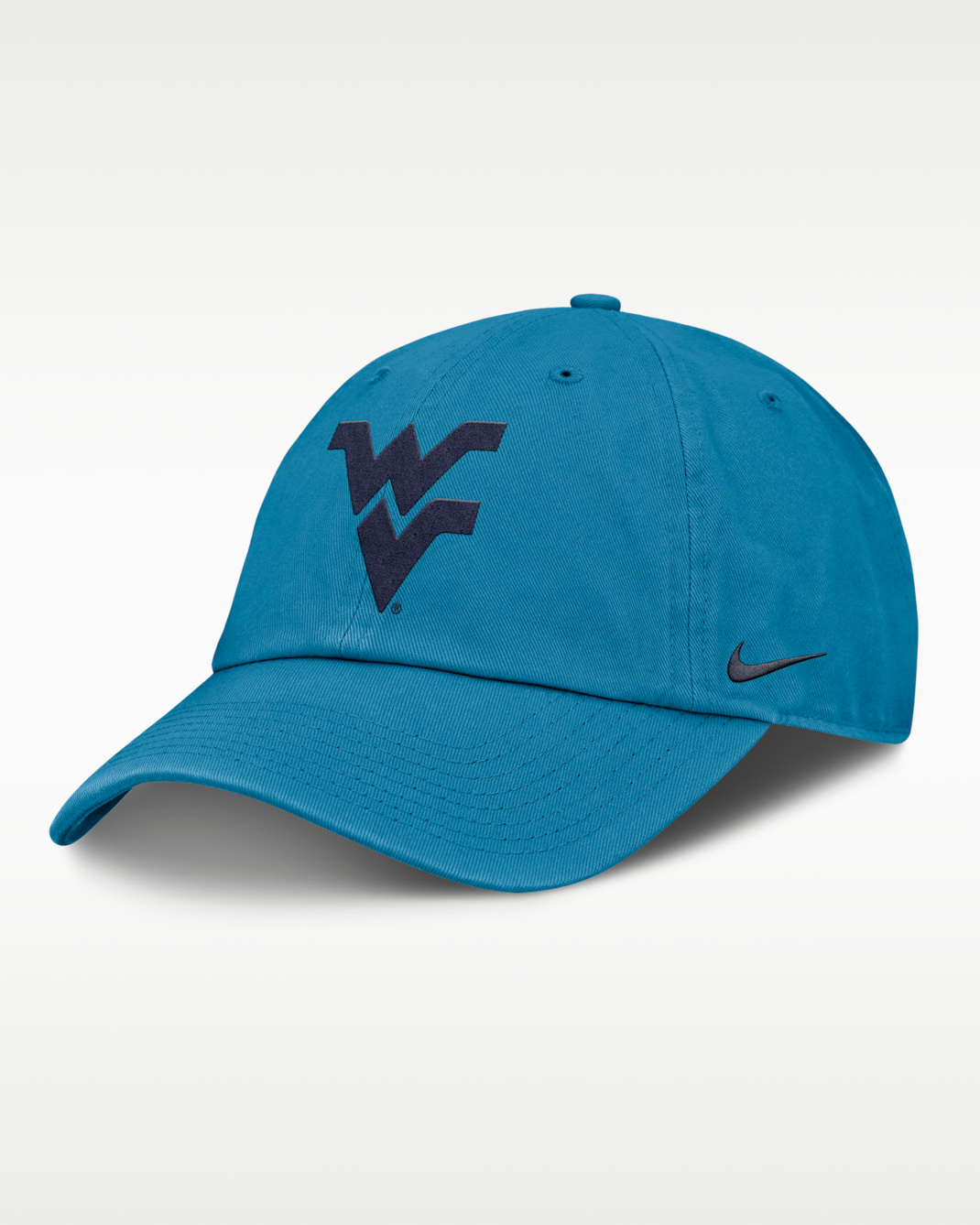 West Virginia Primetime Campus Club Toned Men's Nike College Adjustable Hat - Blue