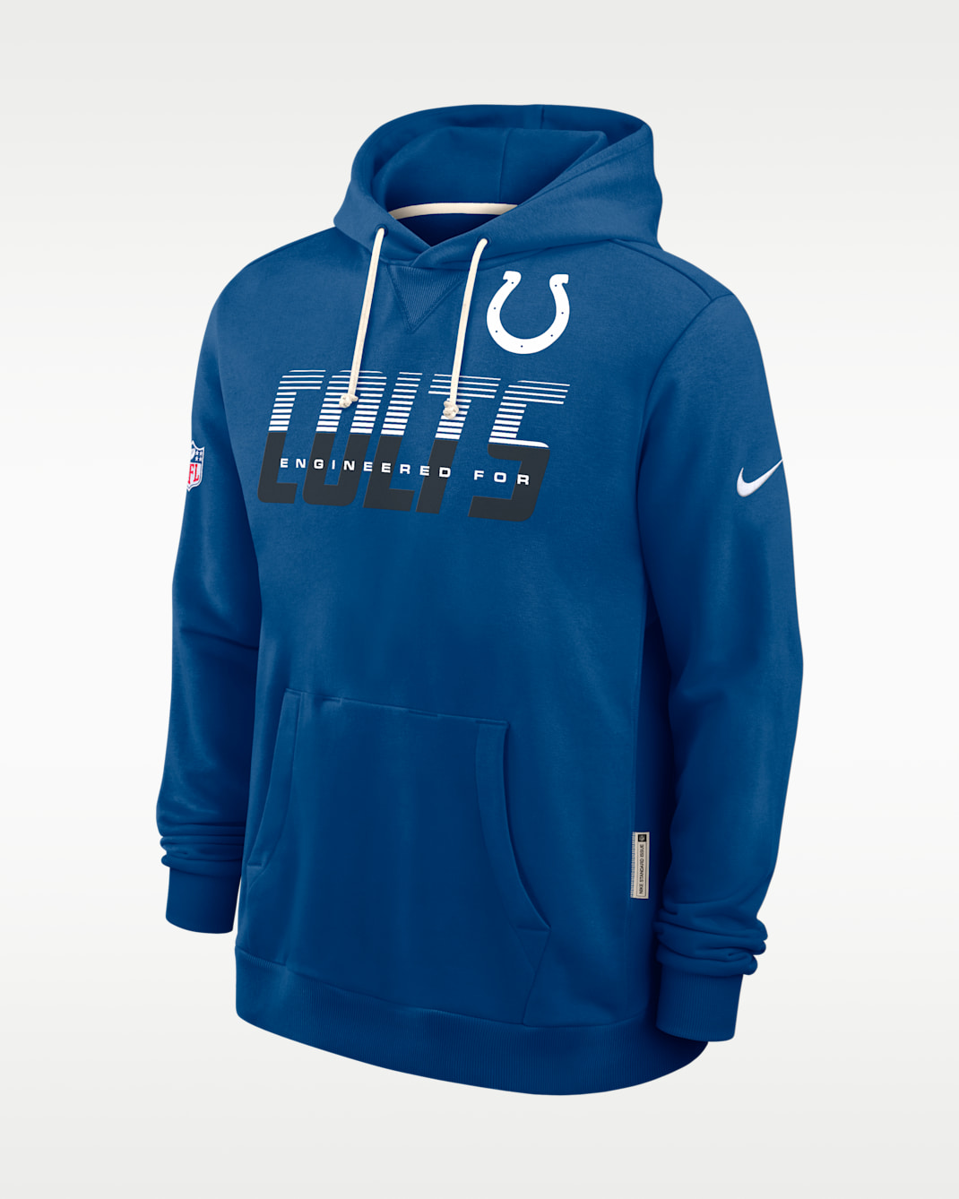 Indianapolis Colts Sideline Standard Issue Men's Nike Dri-FIT NFL Pullover Hoodie - Blue