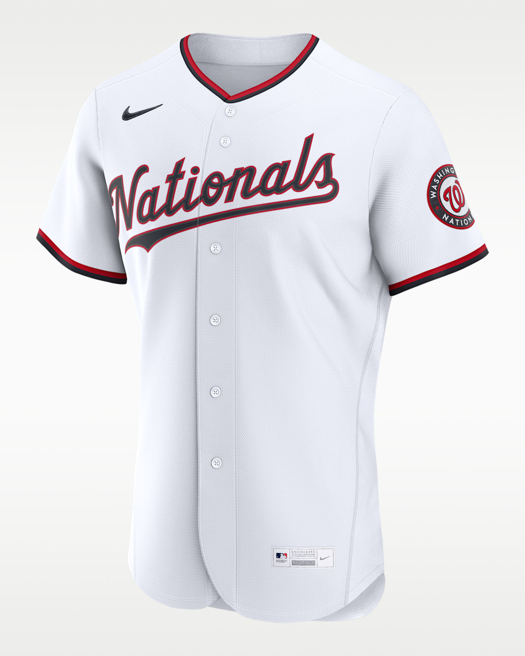 Jersey Nike de la MLB Authentic para hombre Washington Nationals - Blanco