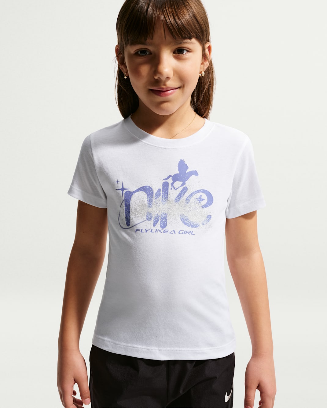 나이키 스포츠웨어 리틀 키즈 그래픽 티셔츠 - 화이트