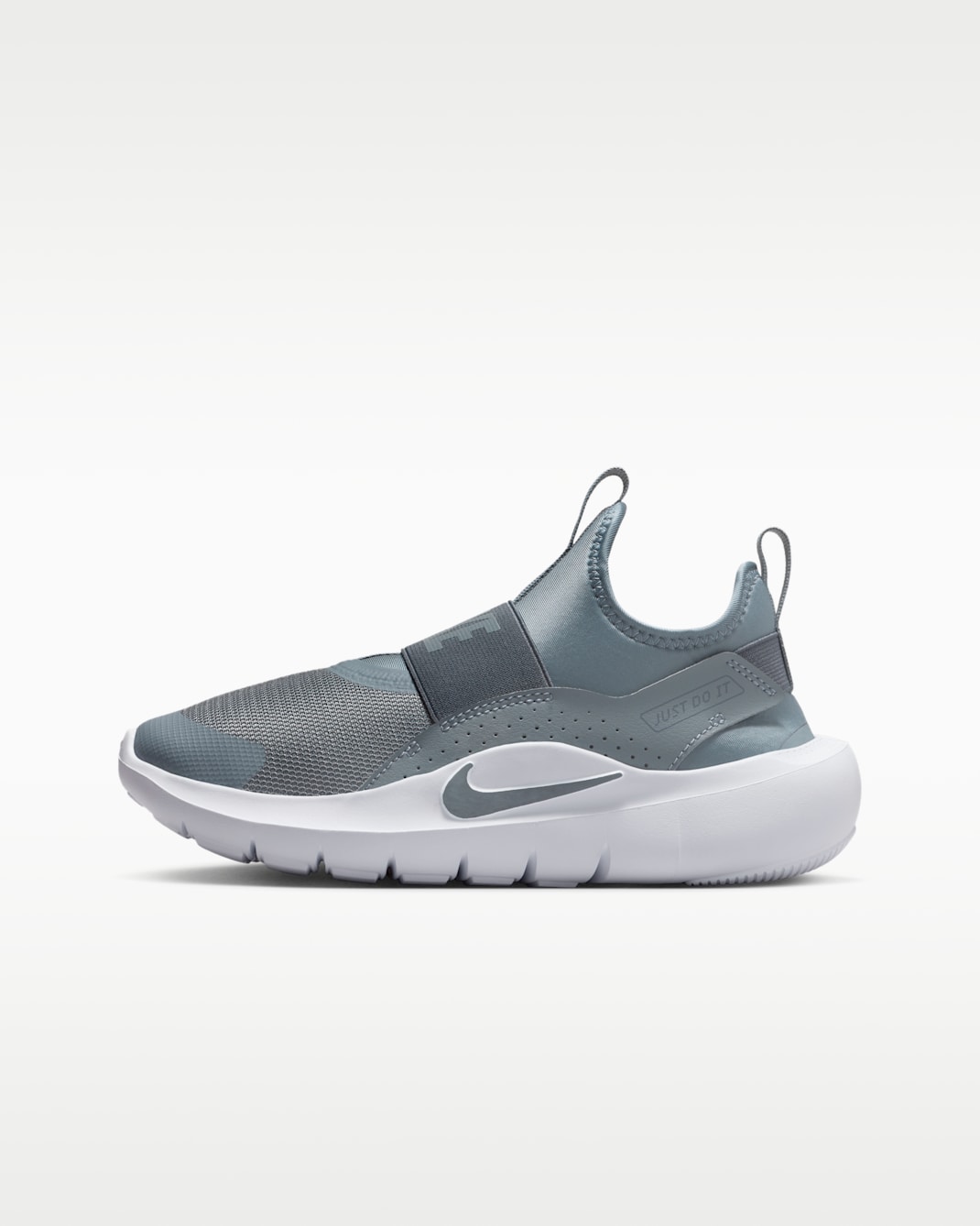 Chaussure de running Nike Flex Runner 4 pour ado - Cool Grey/Dark Grey/Blanc/Cool Grey