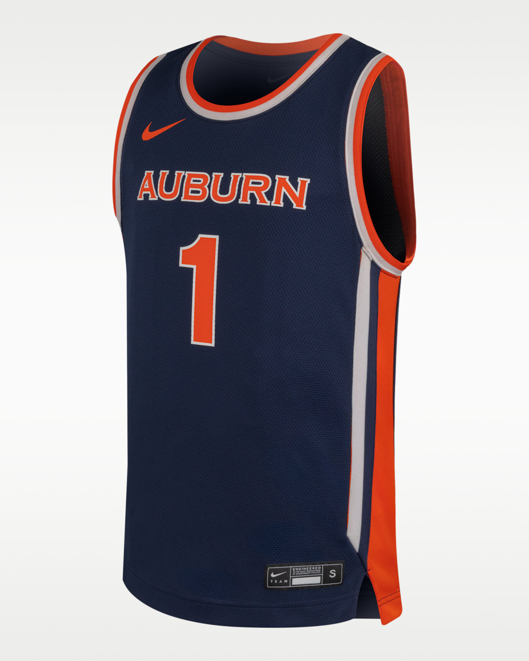 Jersey de básquetbol universitario Nike Dri-FIT Replica para niños talla grande Auburn - Azul marino