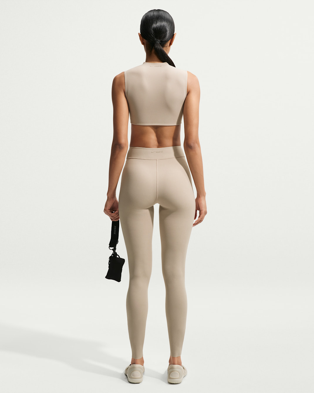 NikeSKIMS Studio Stretch Women's Light-Support Mock Neck Sports Bra
