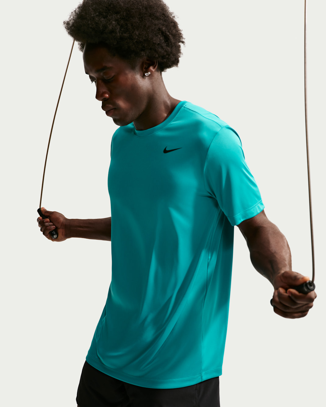 Nike Men's Dri-FIT Training T-Shirt - Energy/Black