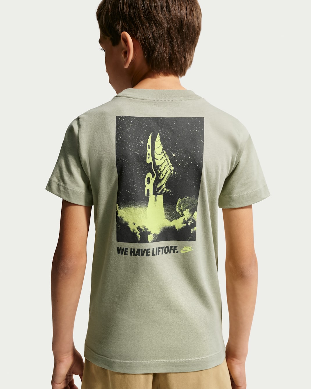 Nike Sportswear Big Kids' T-Shirt - Spruce Fog