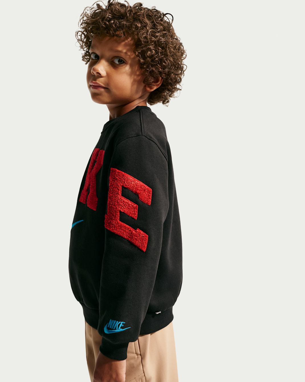 Nike Club Little Kids' Chenille Fleece Crew