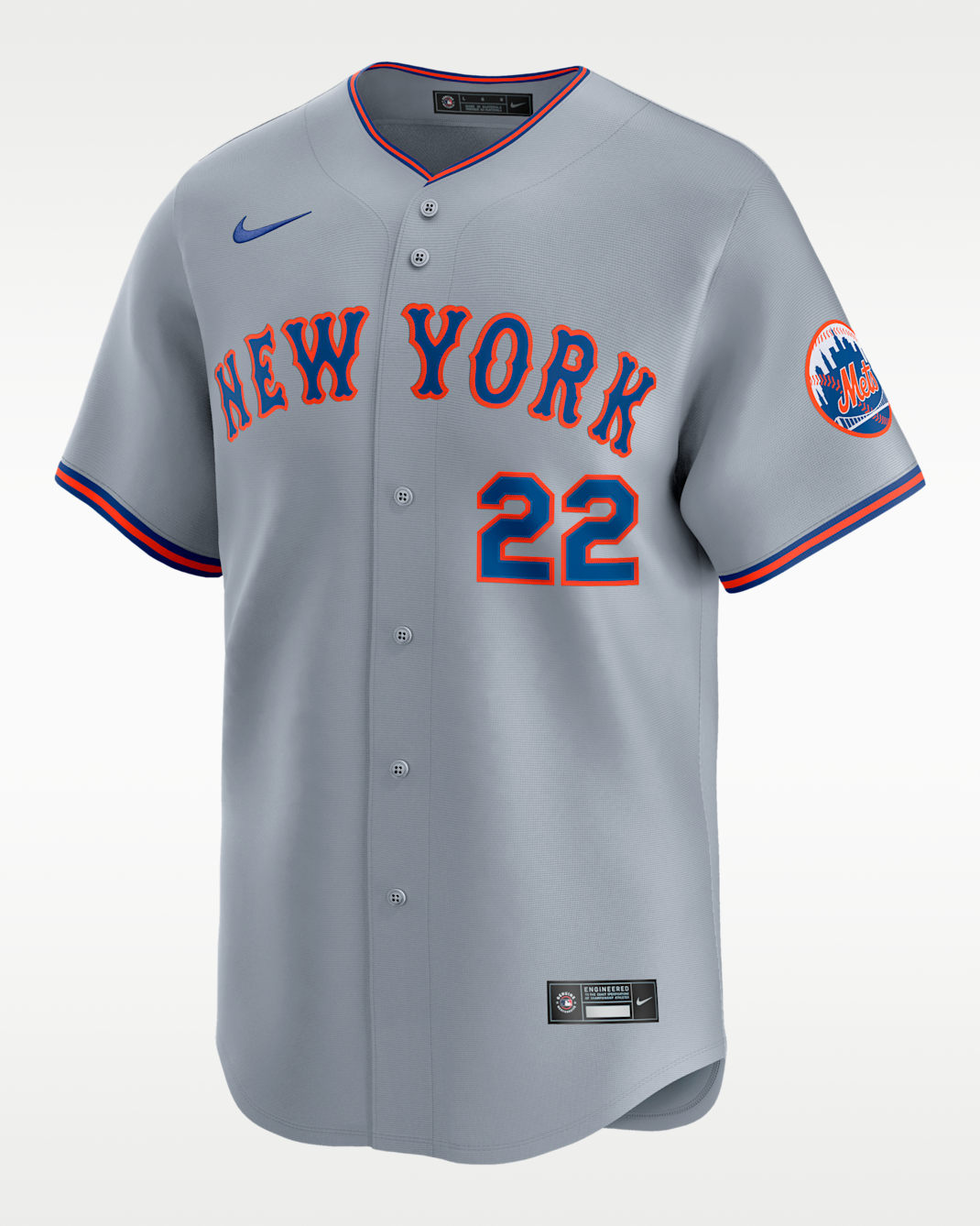 Juan Soto New York Mets Men's Nike Dri-FIT ADV MLB Limited Jersey - Grey