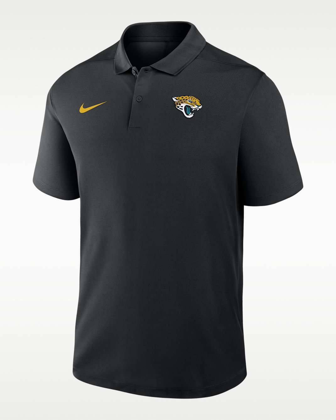Jacksonville Jaguars Logo Victory Men's Nike Dri-FIT NFL Polo - Black