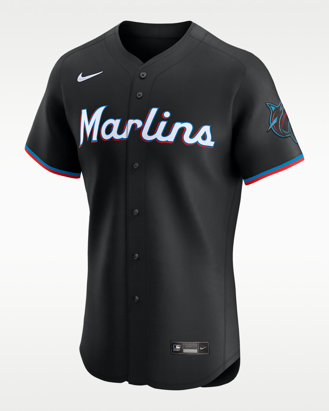 Miami Marlins Men's Nike Dri-FIT ADV MLB Elite Jersey - Black