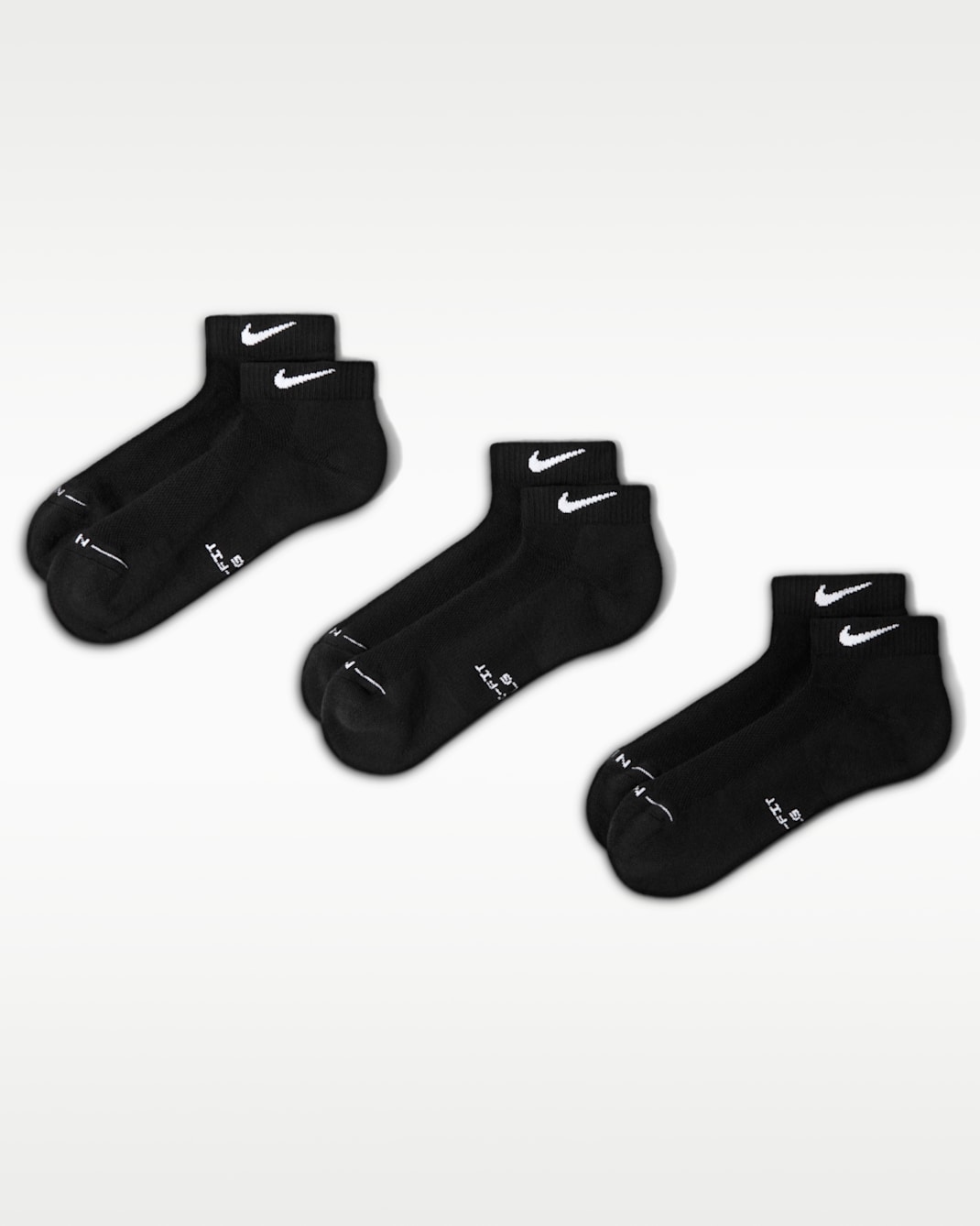 Nike Everyday Elevated Low Socks (3 Pairs) - Multi-Color