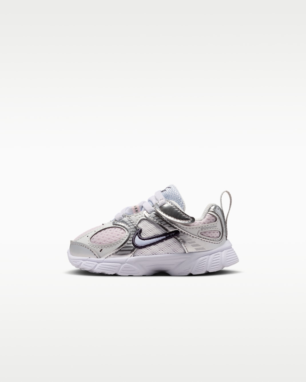 Tenis para bebé e infantil Nike V5 RNR - Violeta claro/Plata metalizado/Morado cueva/Fantasma