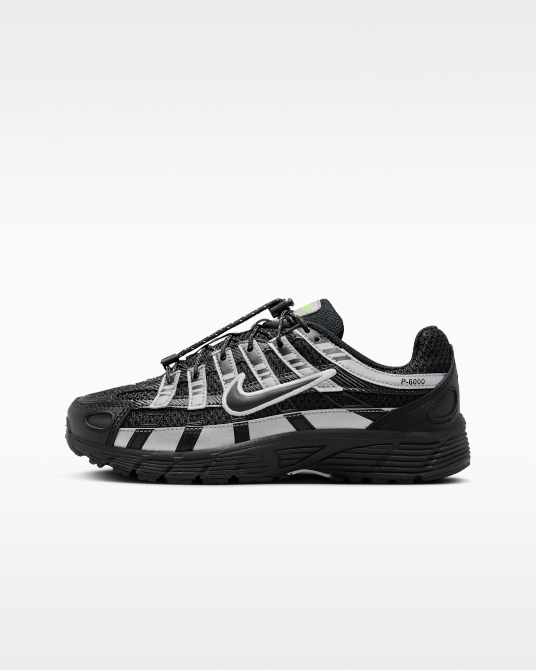 Nike P-6000 Zapatillas - Niño/a - Negro/Plata metalizado/Volt Ice/Negro