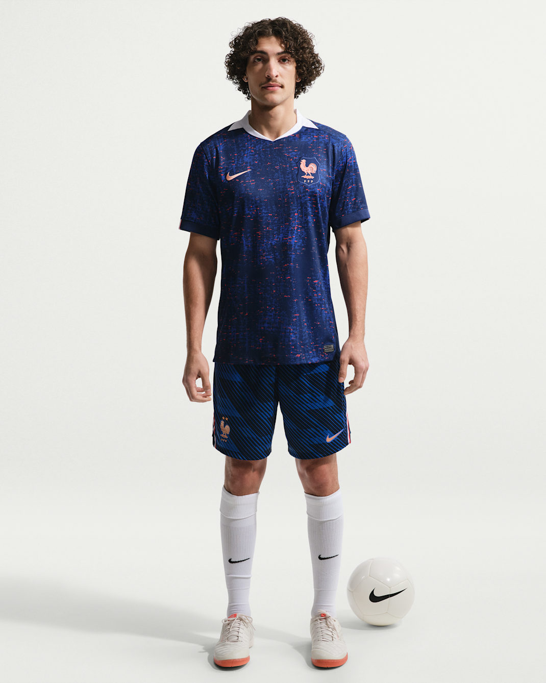 FFF 2026 Stadium Home Men's Nike Dri-FIT Soccer Replica Shorts - Game Royal/Blackened Blue/Metallic Copper