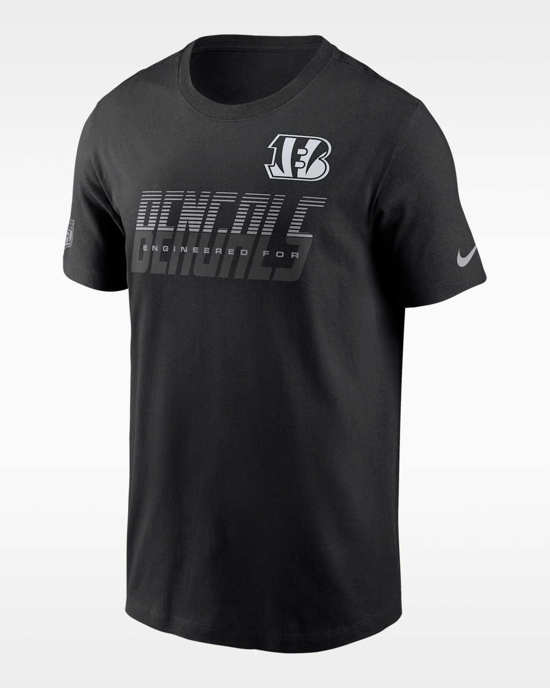 Cincinnati Bengals Sideline Team Issue Men's Nike Dri-FIT NFL T-Shirt - Black