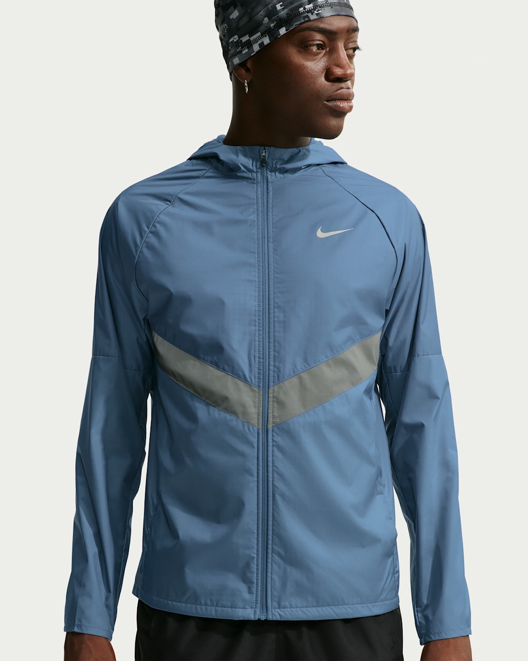 Nike Miler Therma-FIT Repel téliesített férfi futókabát - New Slate/Fekete