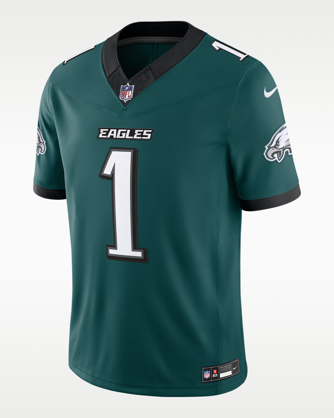 Jersey Nike Dri-FIT de la NFL Limited para hombre Jalen Hurts Philadelphia Eagles - Verde/Negro