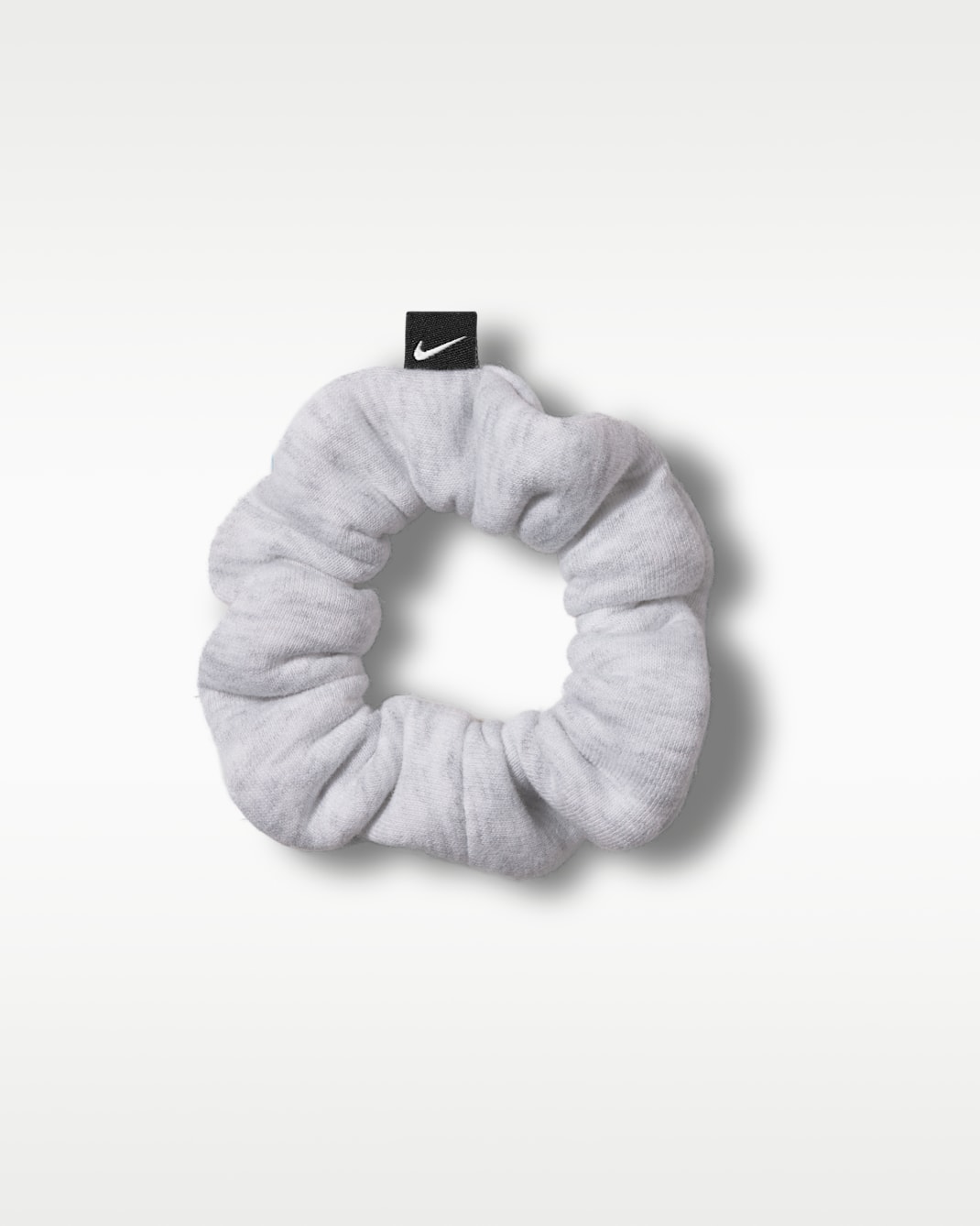 Nike Studio Fleece Gathered Hair Tie - Birch Heather/White