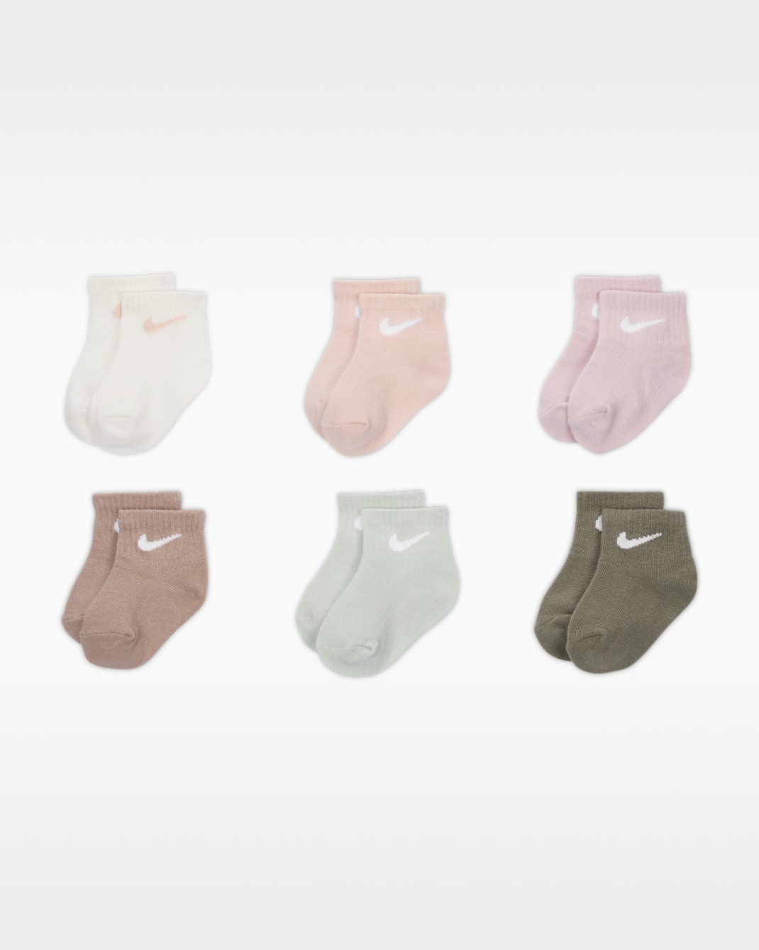 Nike Baby Socks (6 Pairs) - Sail