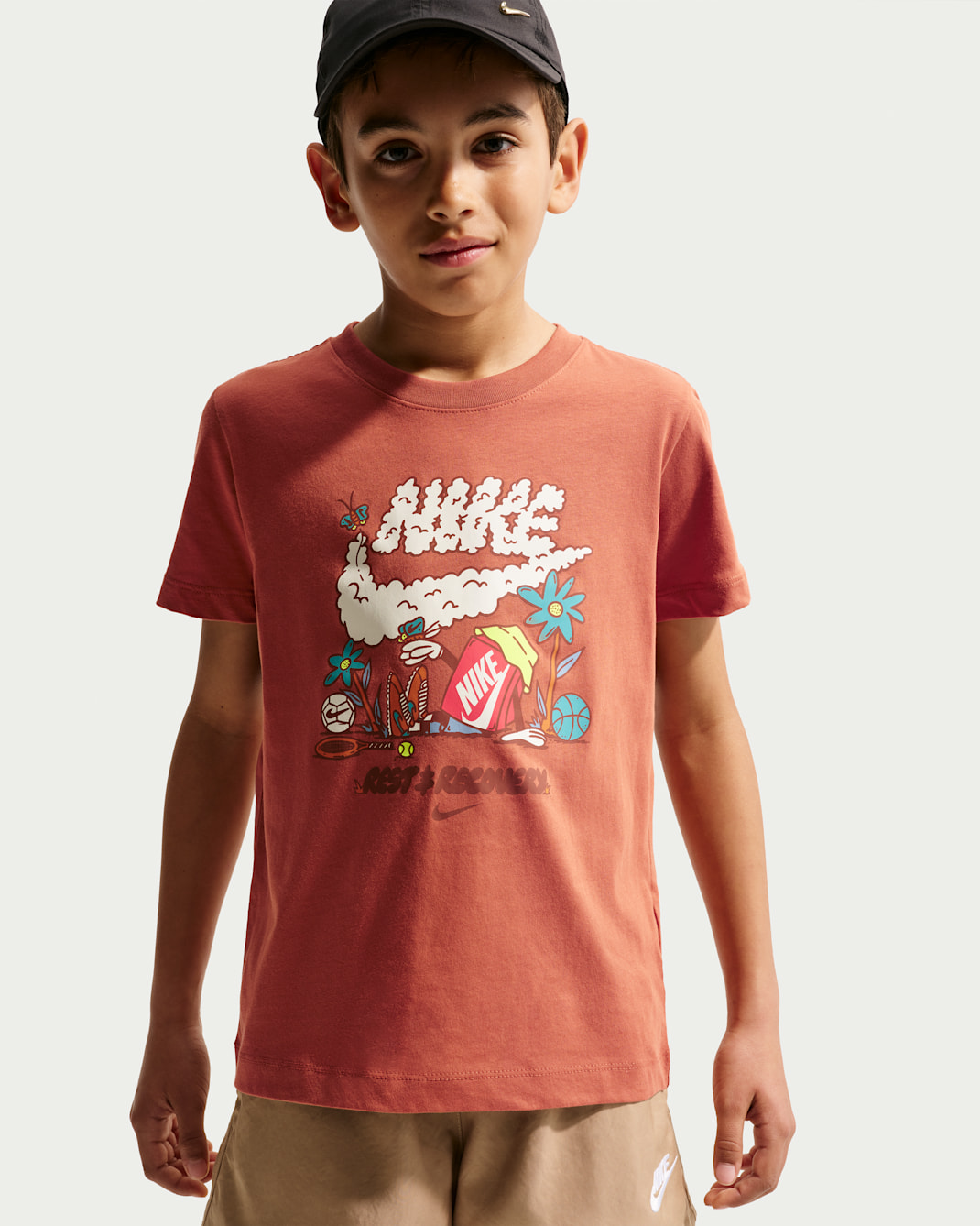Nike Sportswear Older Kids' T-Shirt - Dusty Peach