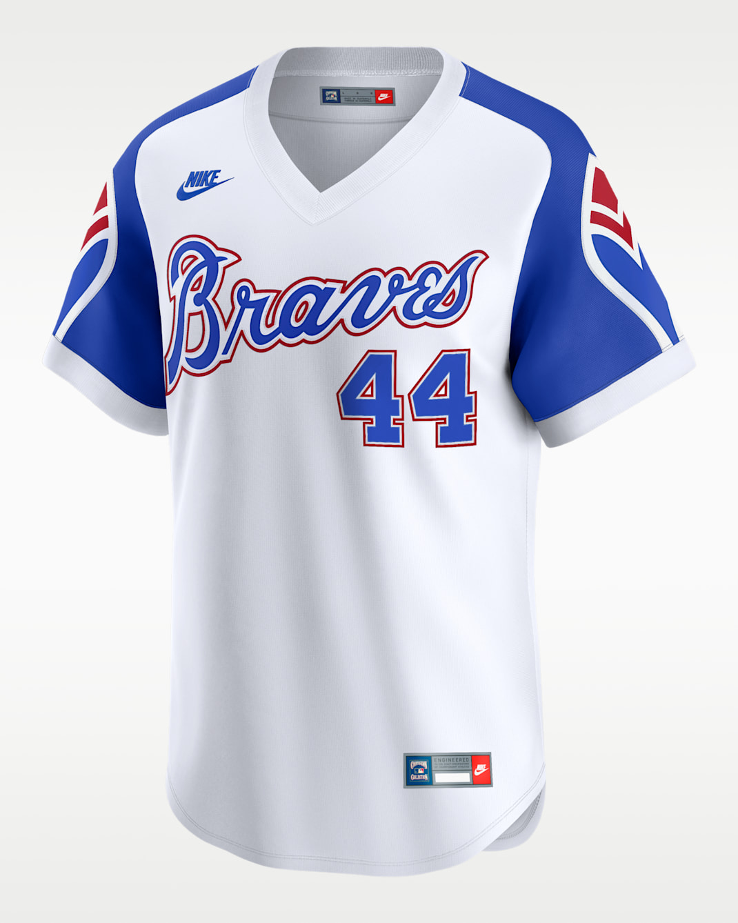 Hank Aaron Atlanta Braves Cooperstown Men's Nike Dri-FIT ADV MLB Limited Jersey - White