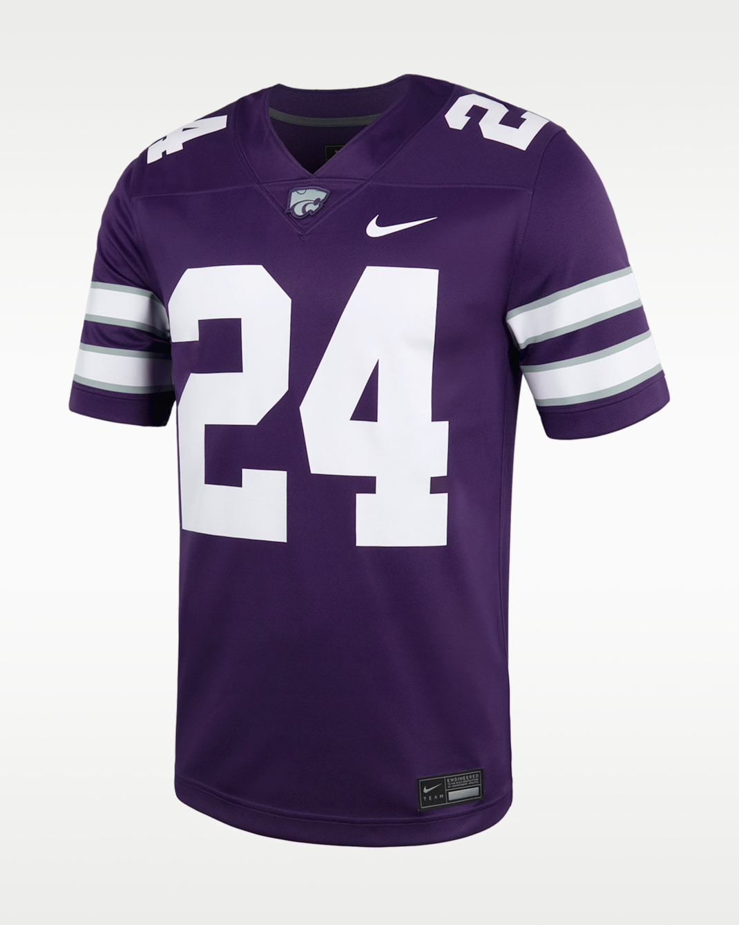 Kansas State Men's Nike College Untouchable Game Jersey - Purple