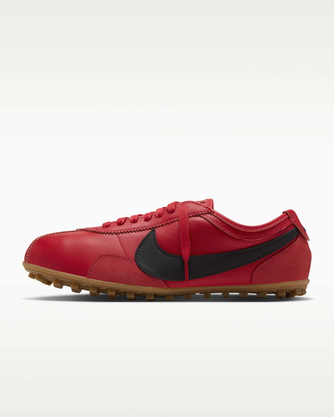 Tenis para mujer Nike Moon Shoe OG Leather - Rojo universitario/Marrón claro goma/Marfil pálido/Negro