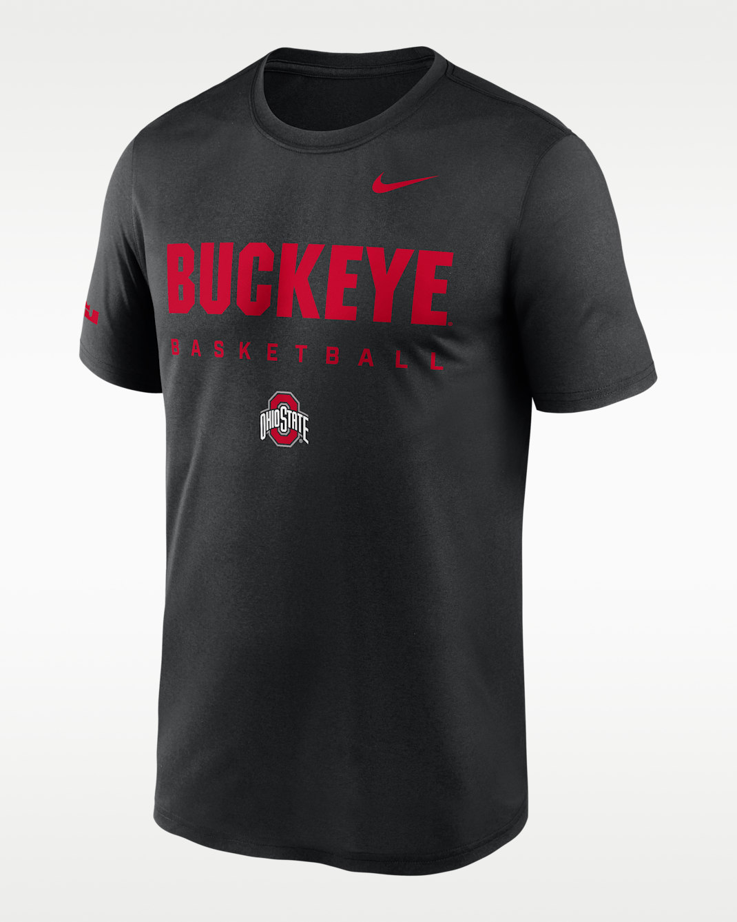 Ohio State Courtside Basketball Legend Men's Nike Dri-FIT College T-Shirt - Black