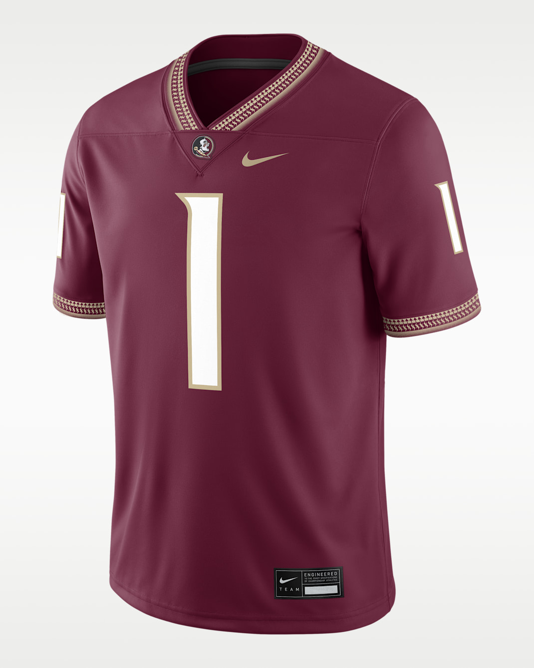 Jersey universitario Nike Dri-FIT NIL Game de Tommy Castellanos de Florida State para hombre - Granate