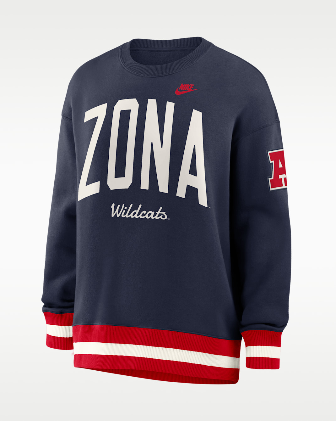 Arizona Legacy Women's Nike College Pullover Crew - Navy