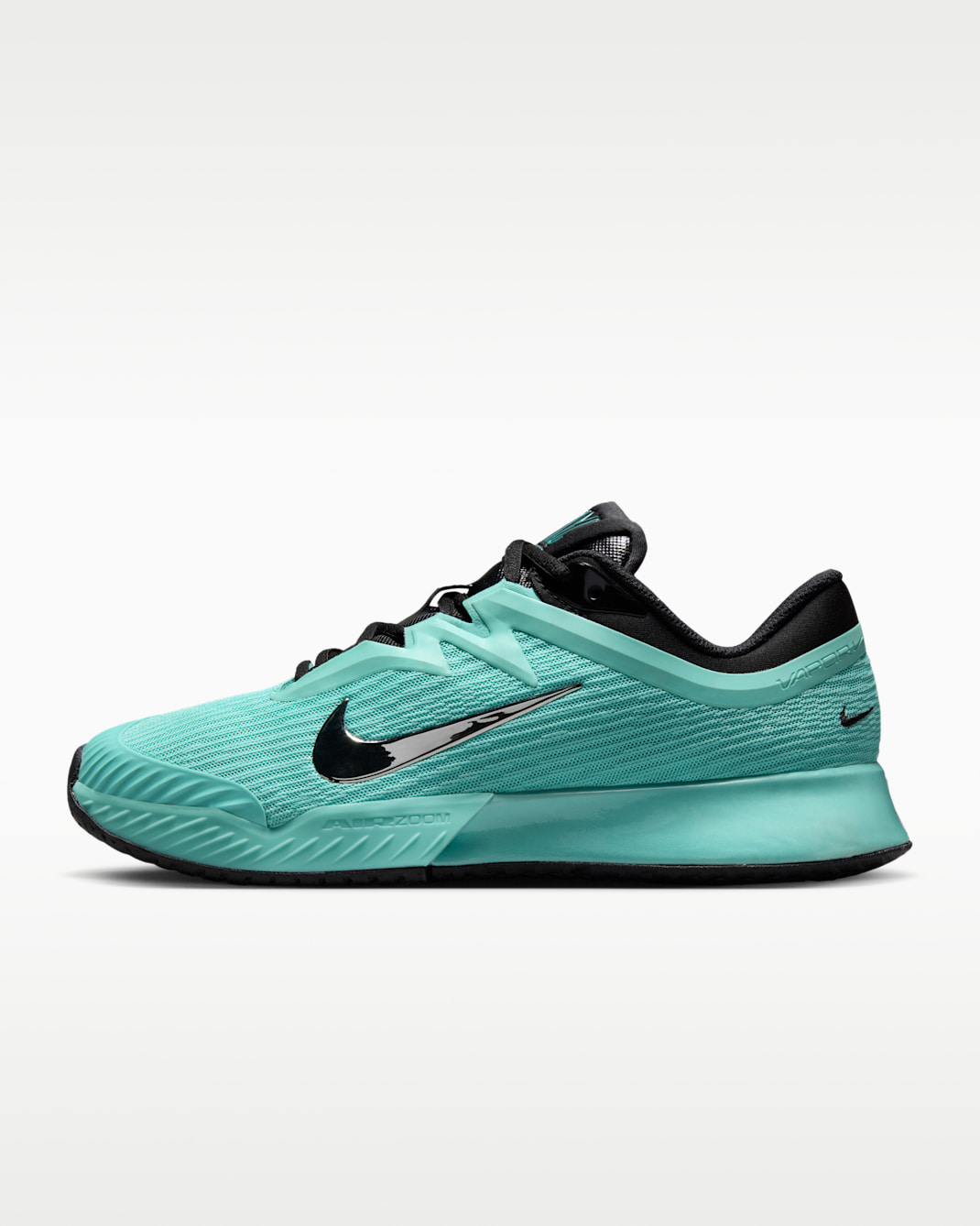 Nike Vapor Pro 3 PRM Women's Hard Court Tennis Shoes - Mint/Black/Pure Platinum/Metallic Silver