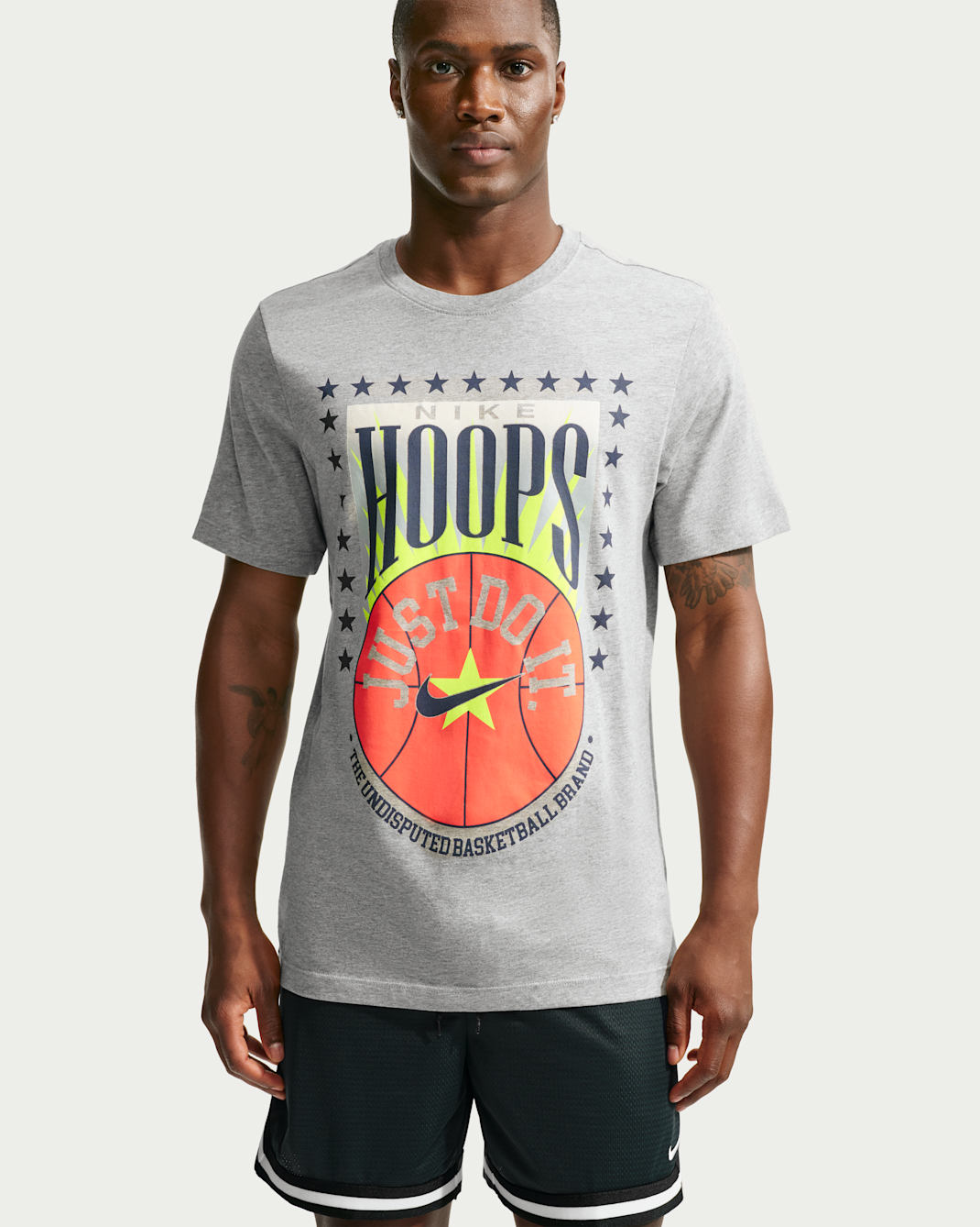 Nike Men's Basketball T-Shirt - Dark Grey Heather