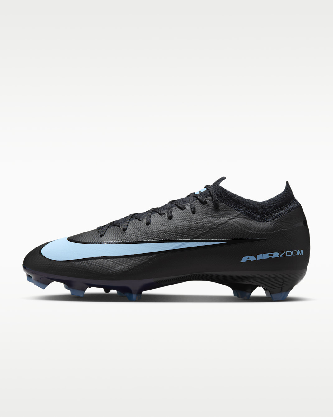 Nike Mercurial Vapor 16 Pro Firm-Ground Low-Top Soccer Cleats - Black/Ice Blue