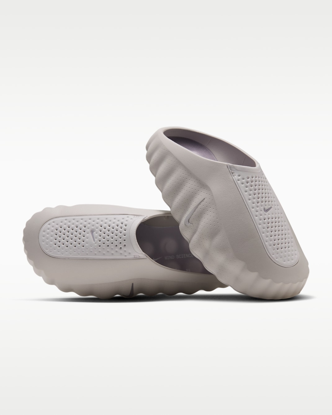 Sandalias tipo mule para antes del partido Nike Mind 001 para hombre - Morado humo/Lila plata/Gris vasto