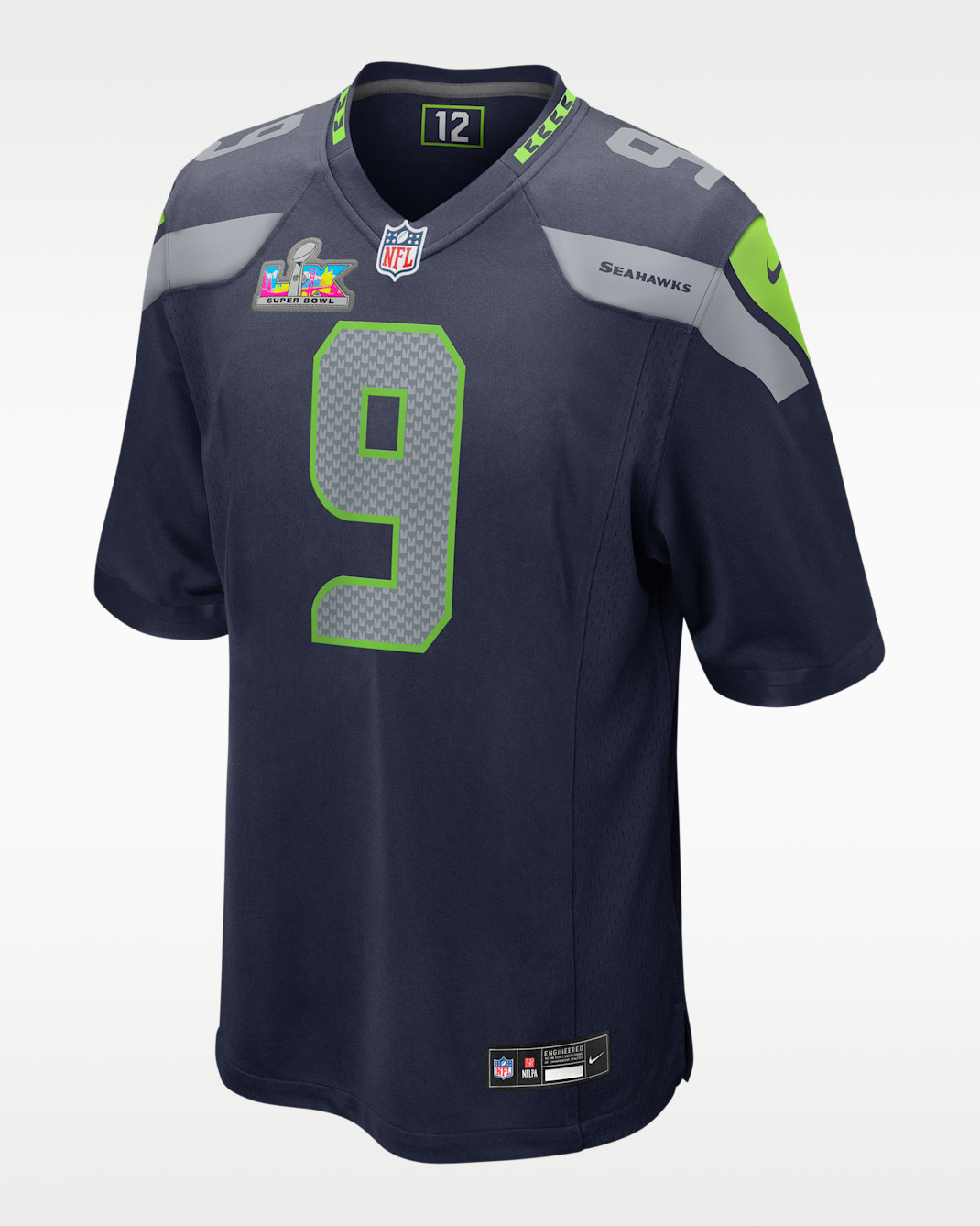 Kenneth Walker III Seattle Seahawks Super Bowl LX Men's Nike NFL Game Jersey - Navy