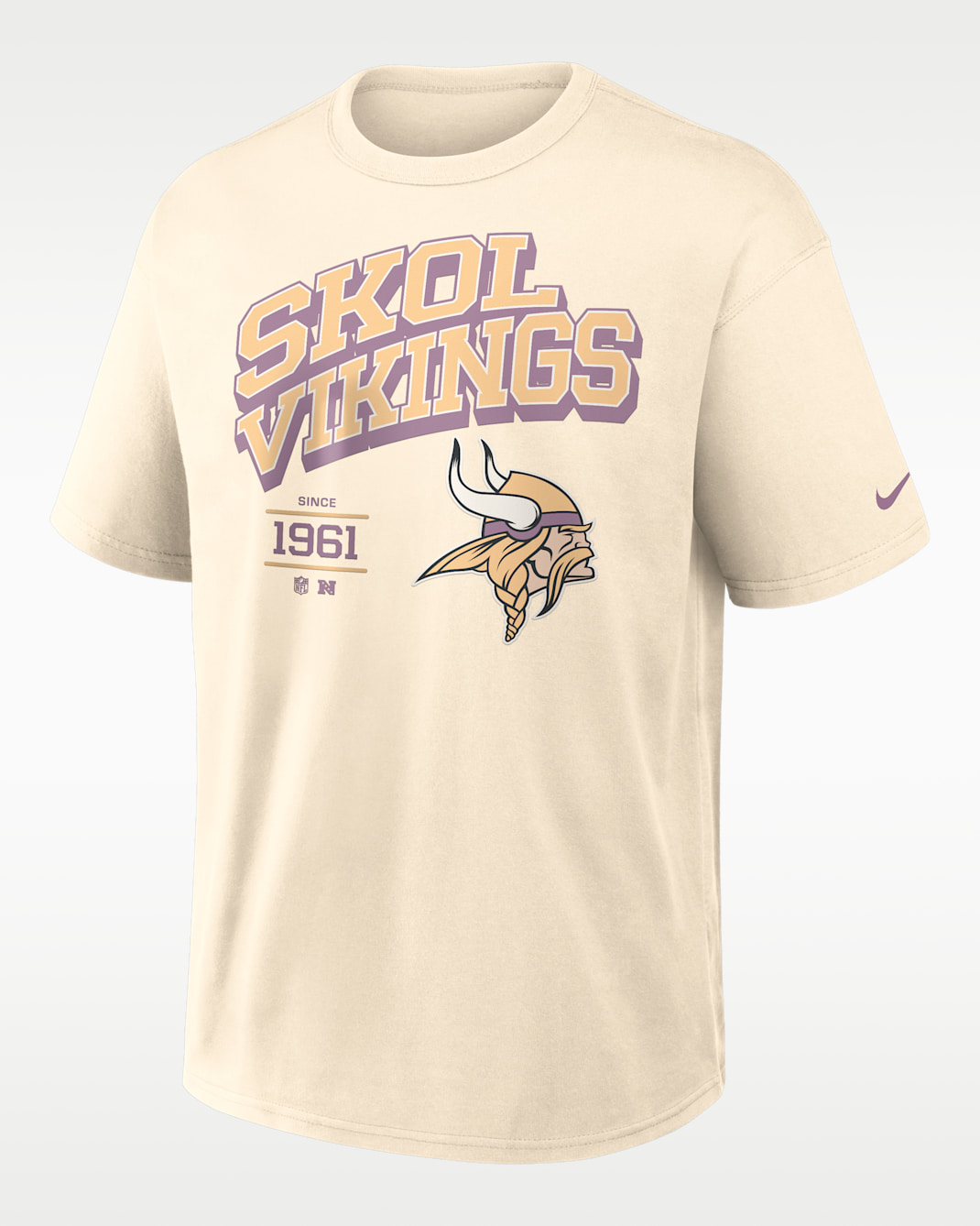 Minnesota Vikings Max90 Men's Nike NFL T-Shirt - Natural