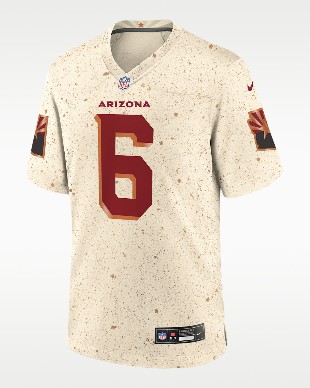 James Conner Arizona Cardinals Rivalries Collection Men’s Nike NFL Game Jersey - Natural