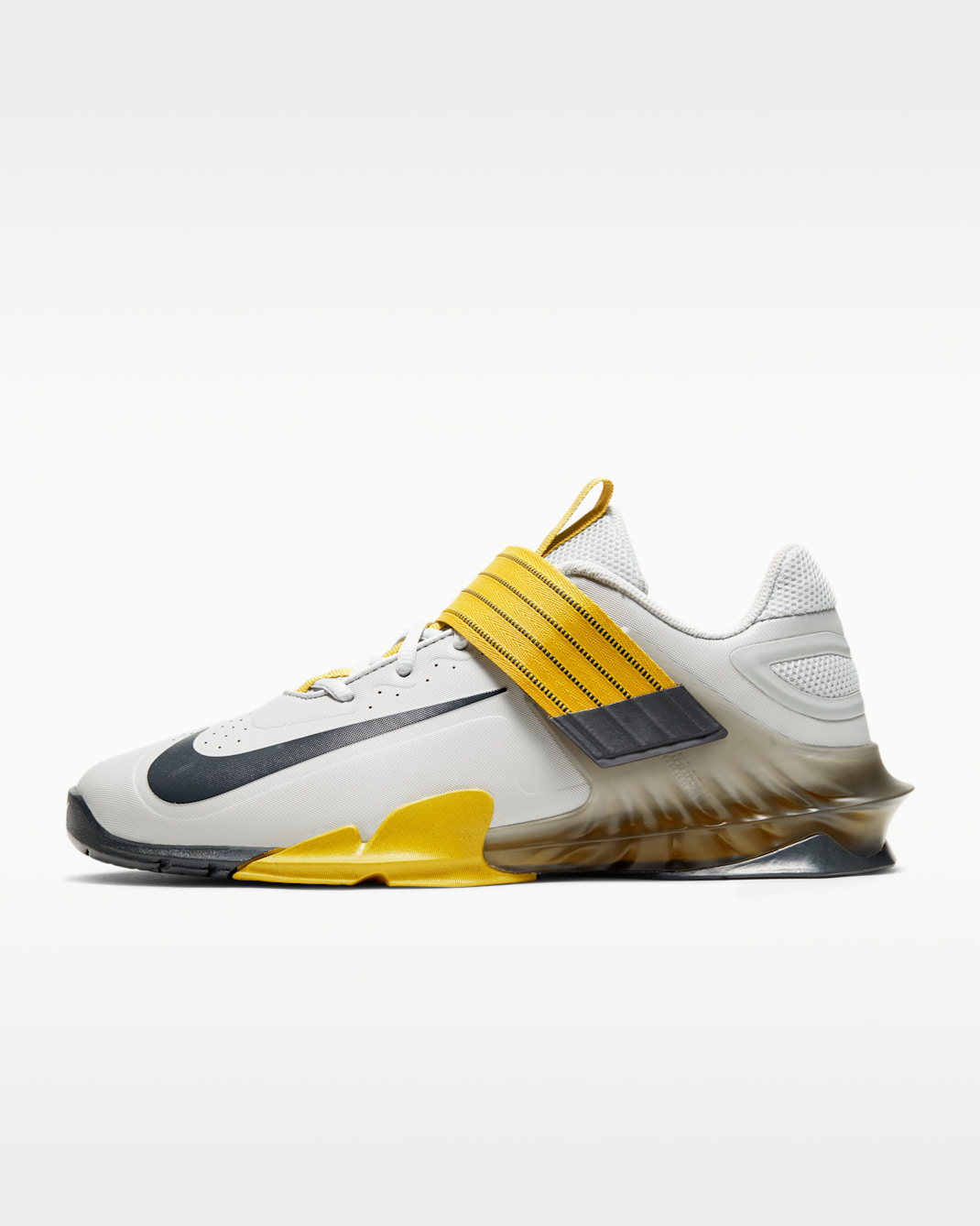 Scarpa per sollevamento pesi Nike Savaleos - Grey Fog/Dark Smoke Grey/Bright Citron/Dark Smoke Grey