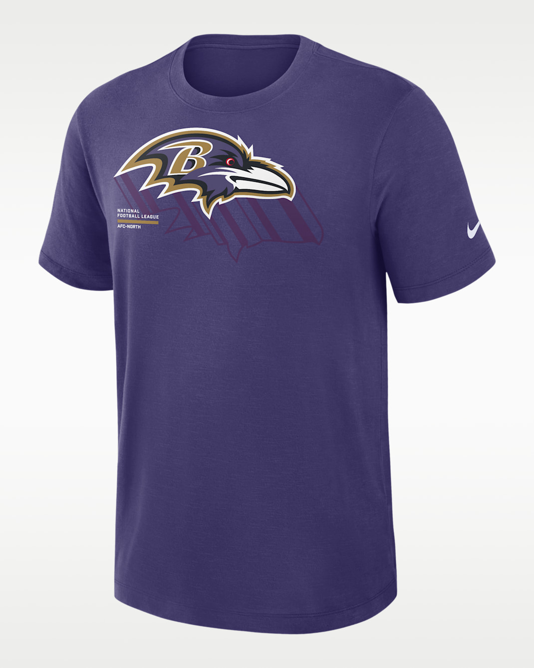 Baltimore Ravens Slub Men's Nike Dri-FIT NFL T-Shirt - Purple