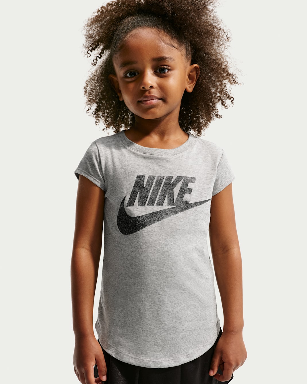 Nike Younger Kids' Futura T-Shirt - Dark Grey Heather