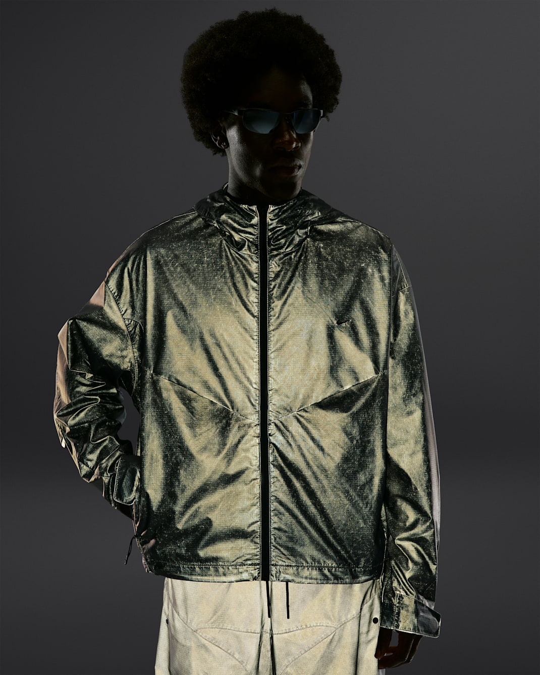 Nike Tech Men's Loose Reflective Full-Zip Jacket