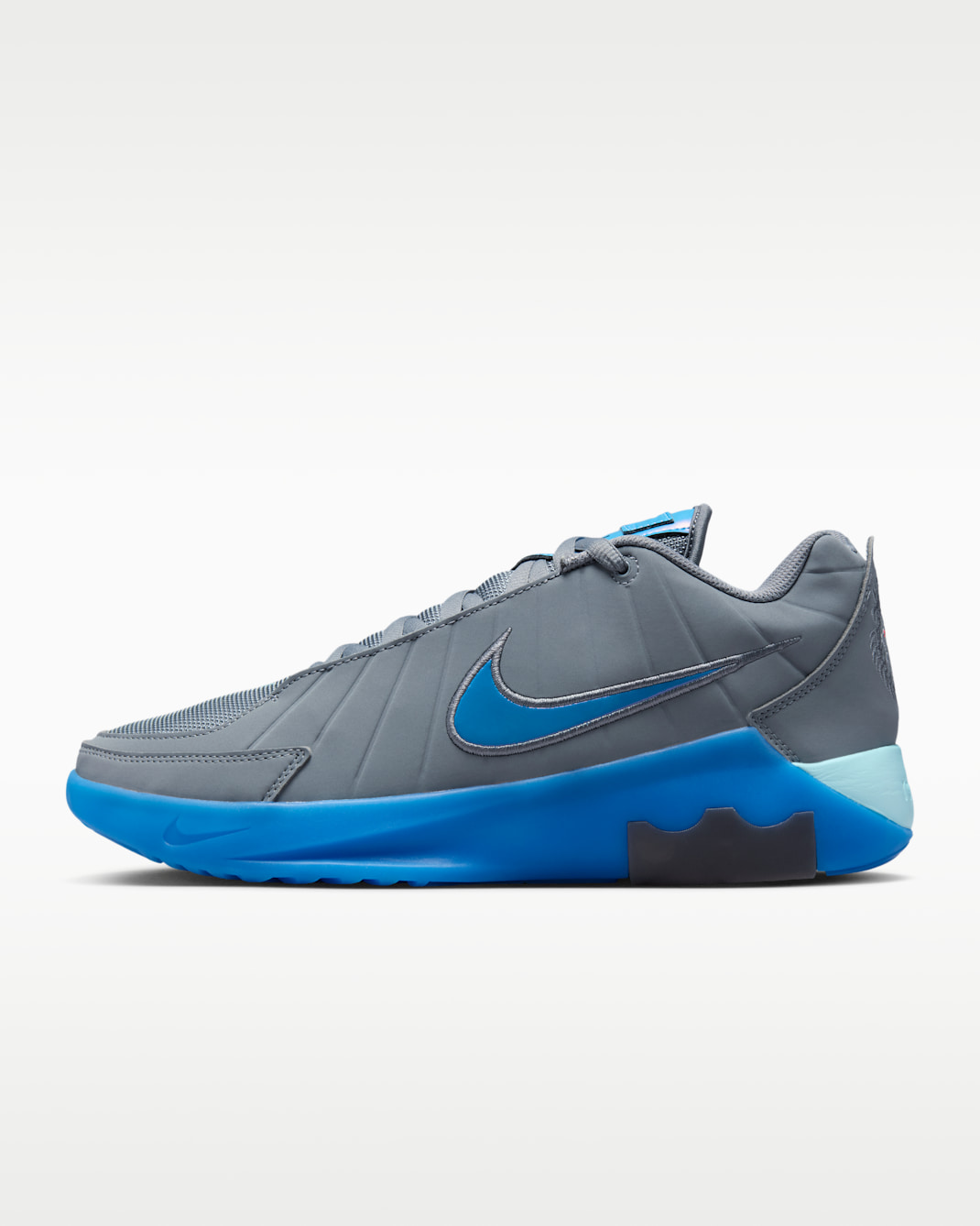 LeBron Witness 9 Basketball Shoes - Cool Grey/Glacier Ice/Glacier Ice/Aurora Blue