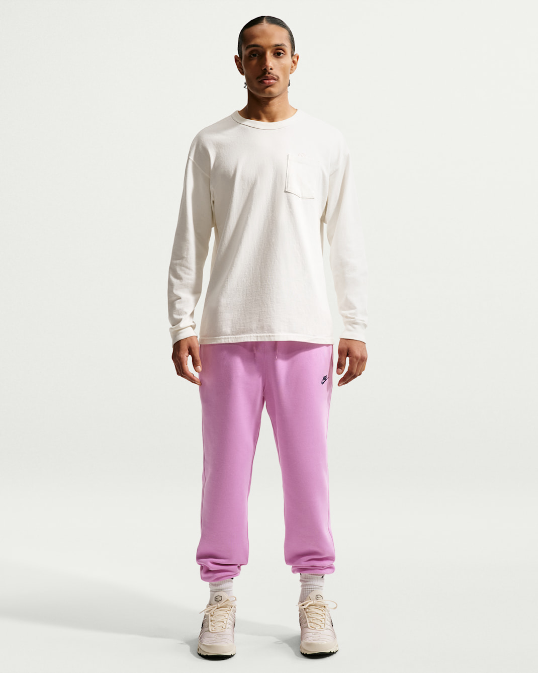 Pantalon de jogging Nike Club pour homme - Light Magenta/Light Magenta/Midnight Navy