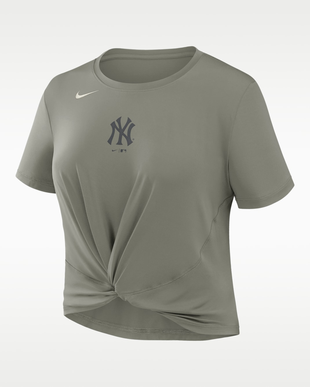 New York Yankees One Twist Women's Nike Dri-FIT MLB T-Shirt - Olive