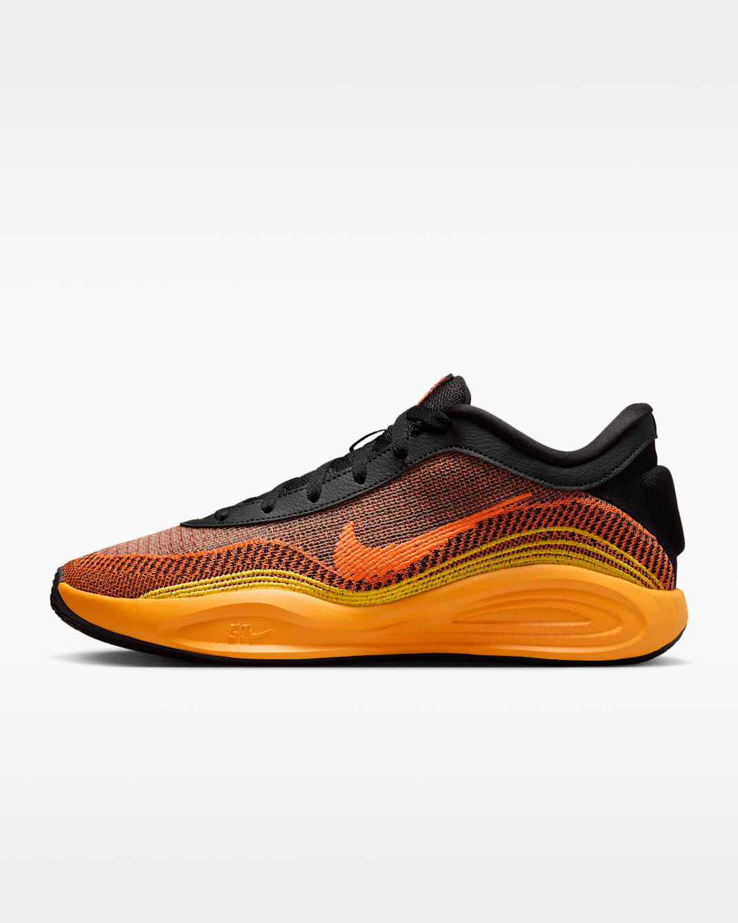 G.T. Hustle Academy EP Basketball Shoes - Black/Laser Orange/Total Orange