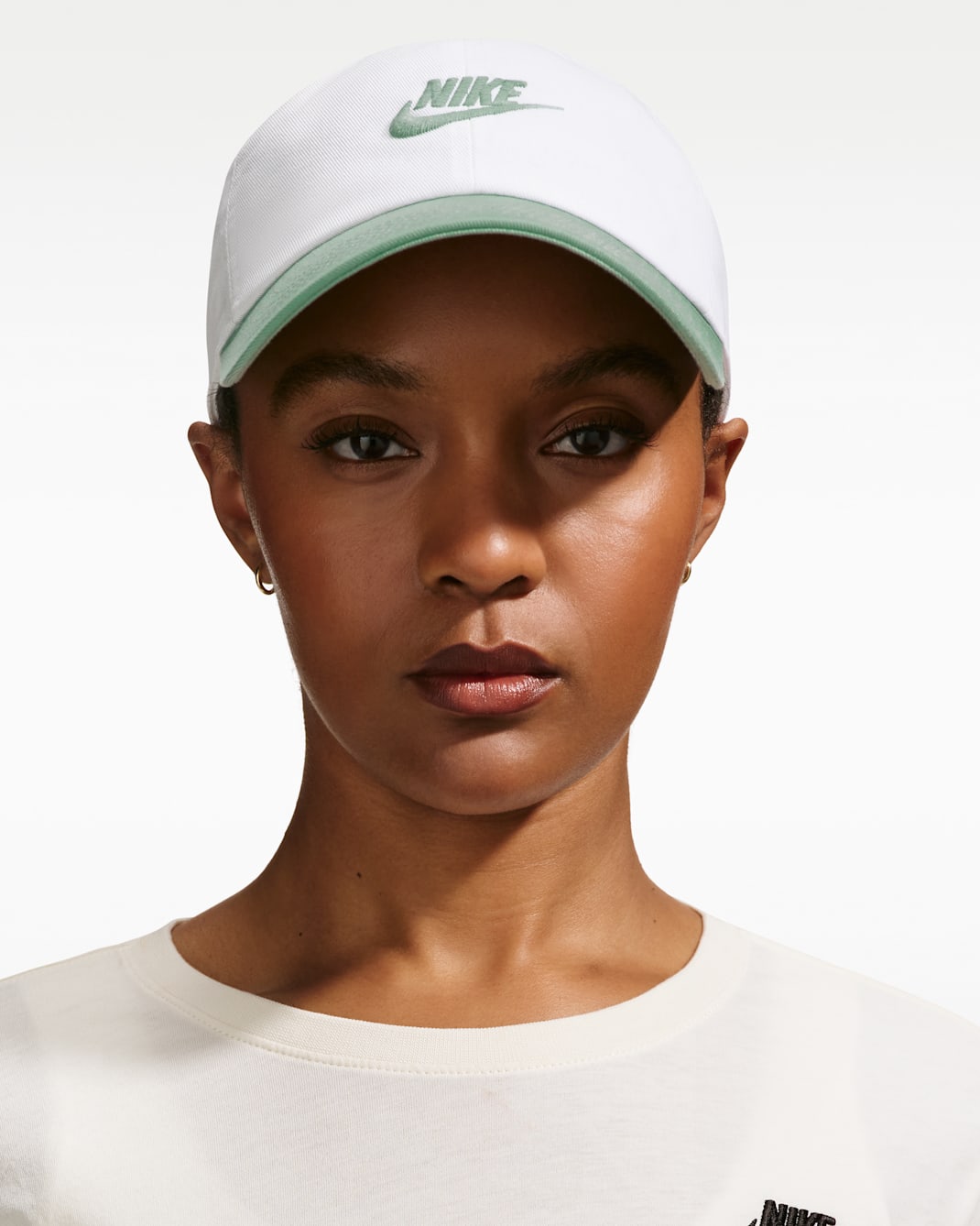 Nike Club Unstructured Futura Wash Cap - White/Steam/Steam