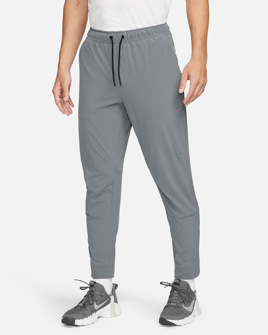 Pantalon avec ouvertures à zip Nike Dri-FIT Unlimited pour homme - Smoke Grey/Noir/Smoke Grey